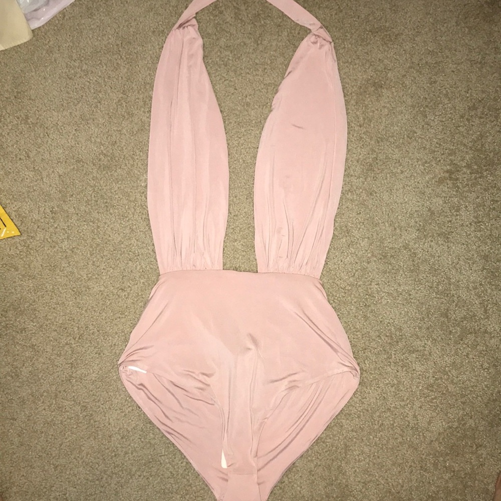 Blush pink bodysuit